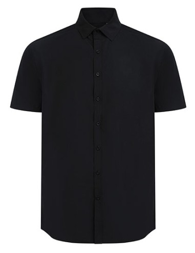 HEN-H588-Mens Short Sleeved Cotton Feel Coolplus® Shirt
